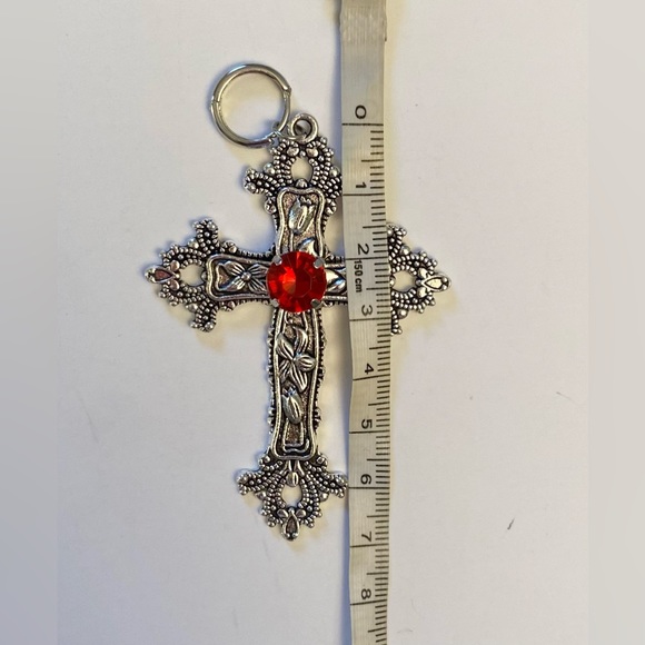 NEW! Silver stainless cross earrings. Perfect for any occasion. - Picture 4 of 4